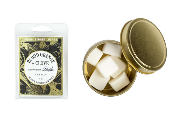 Blood Orange + Clove Wax Melts - Pearl Street Lights