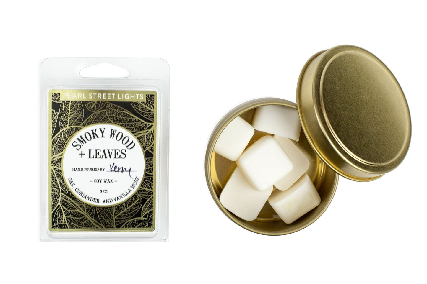Smoky Wood + Leaves Wax Melts - Pearl Street Lights