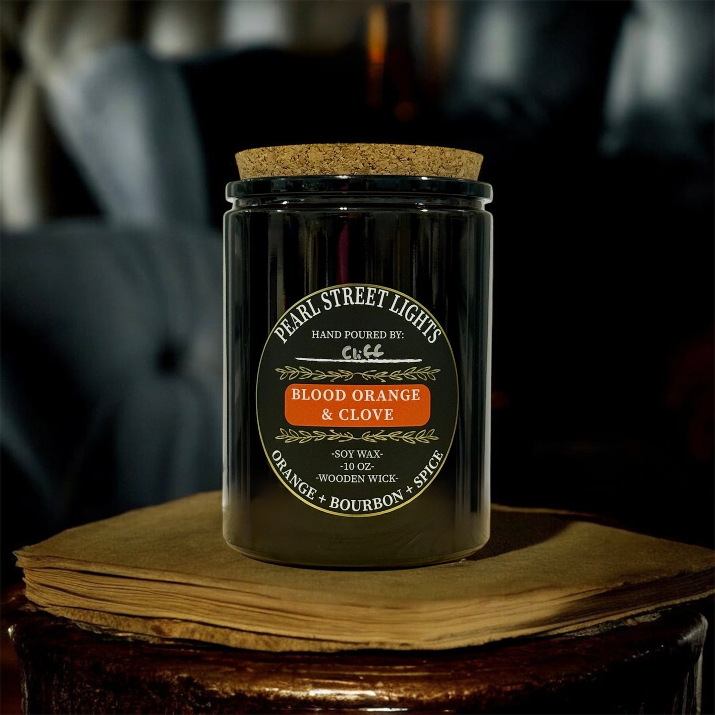 Blood Orange + Clove Candle