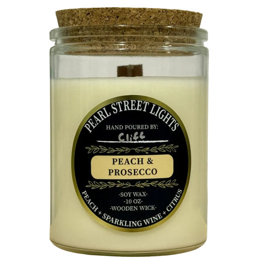Peach + Prosecco Candle