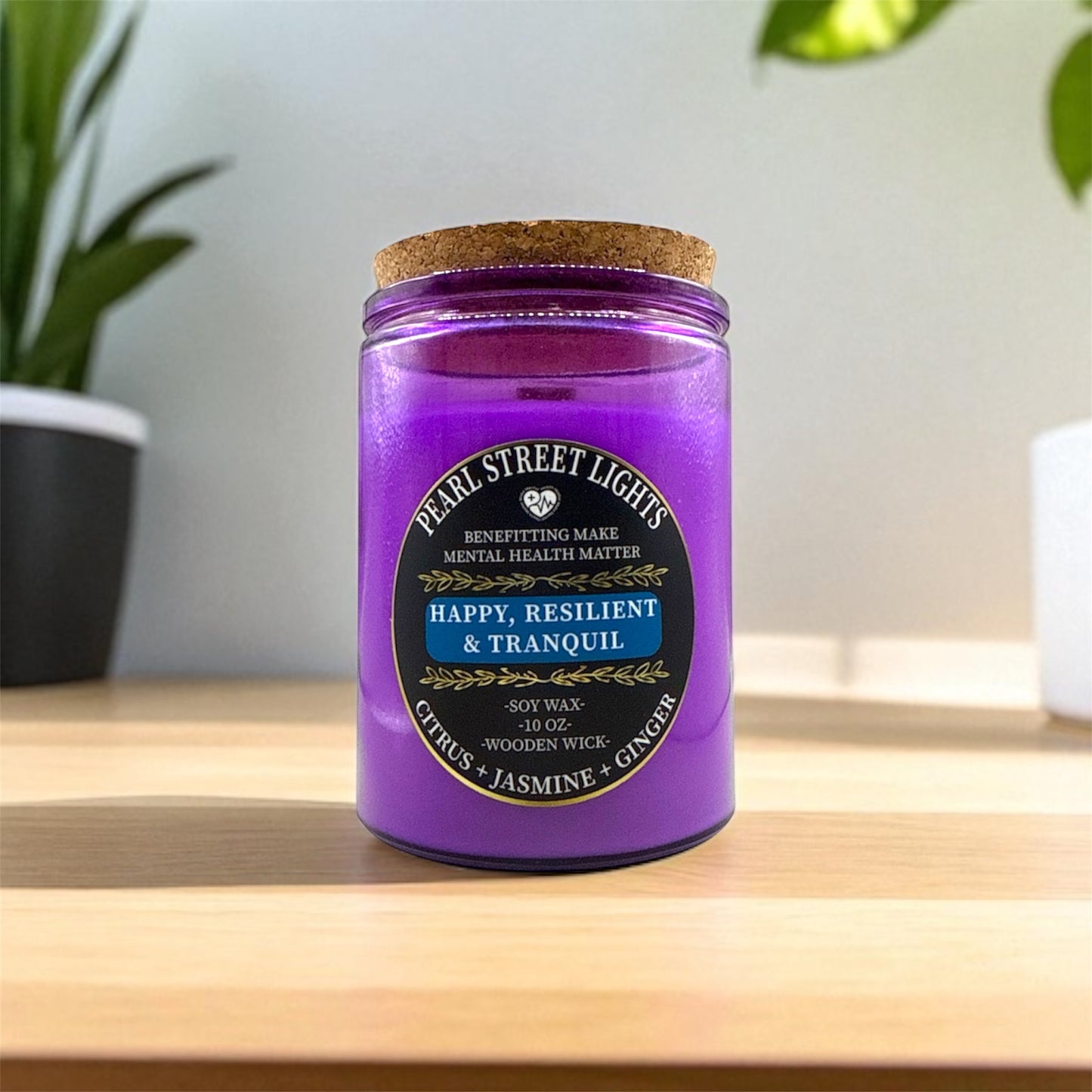GIVEBACK: Happy, Resilient, + Tranquil (Purple Jar)