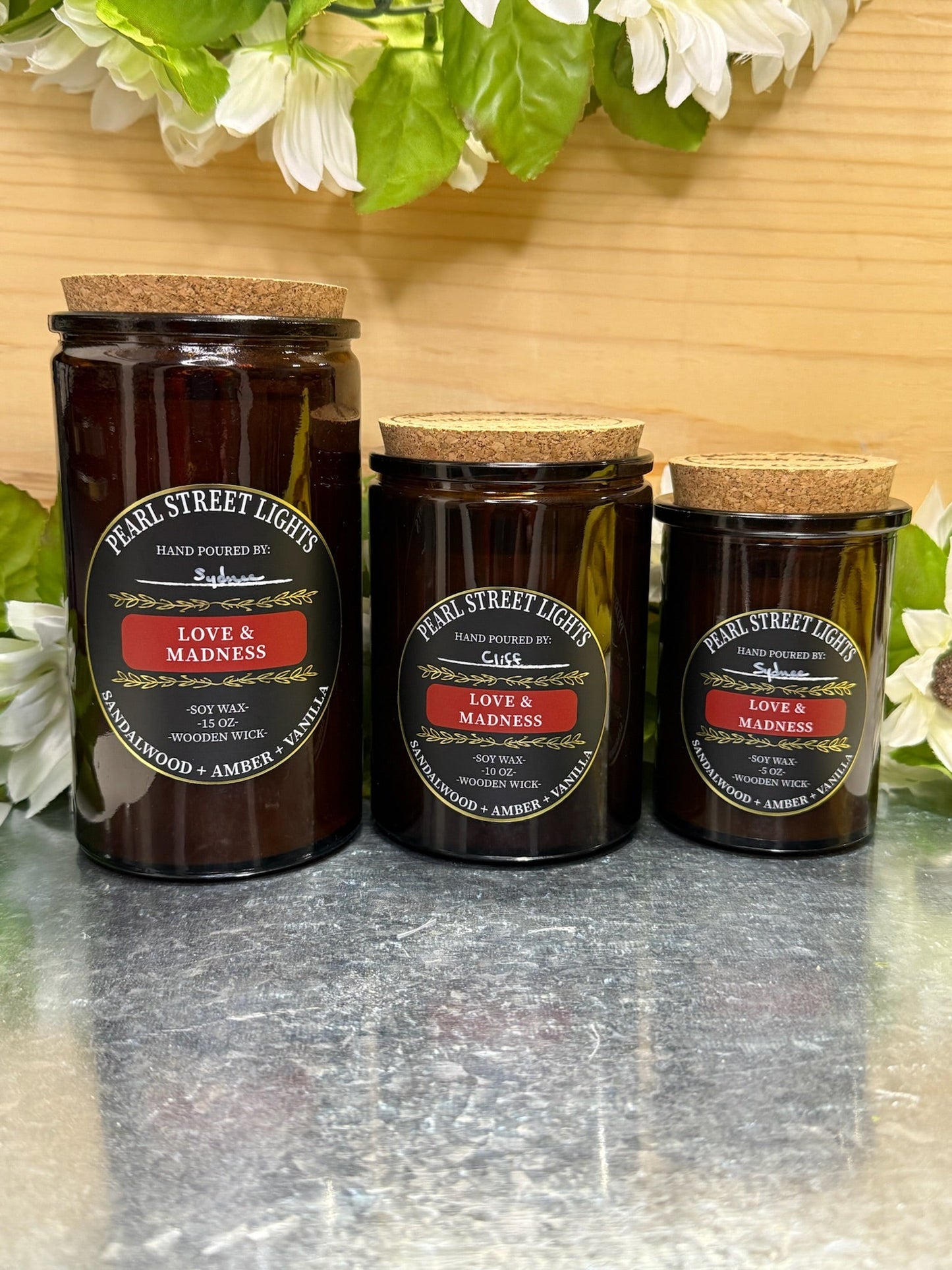Love + Madness Candle - Pearl Street Lights