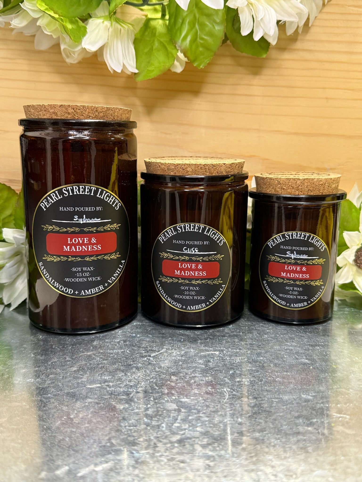 Love + Madness Candle - Pearl Street Lights
