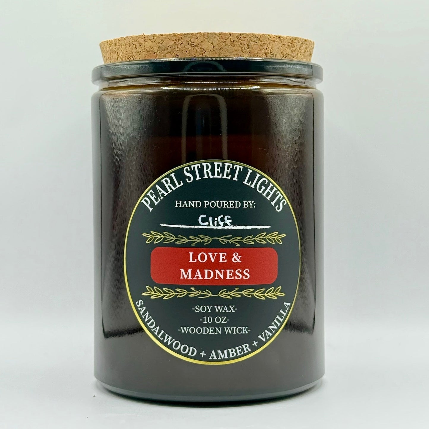Love + Madness Candle - Pearl Street Lights