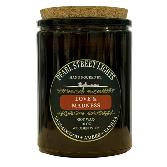 Love + Madness Candle - Pearl Street Lights