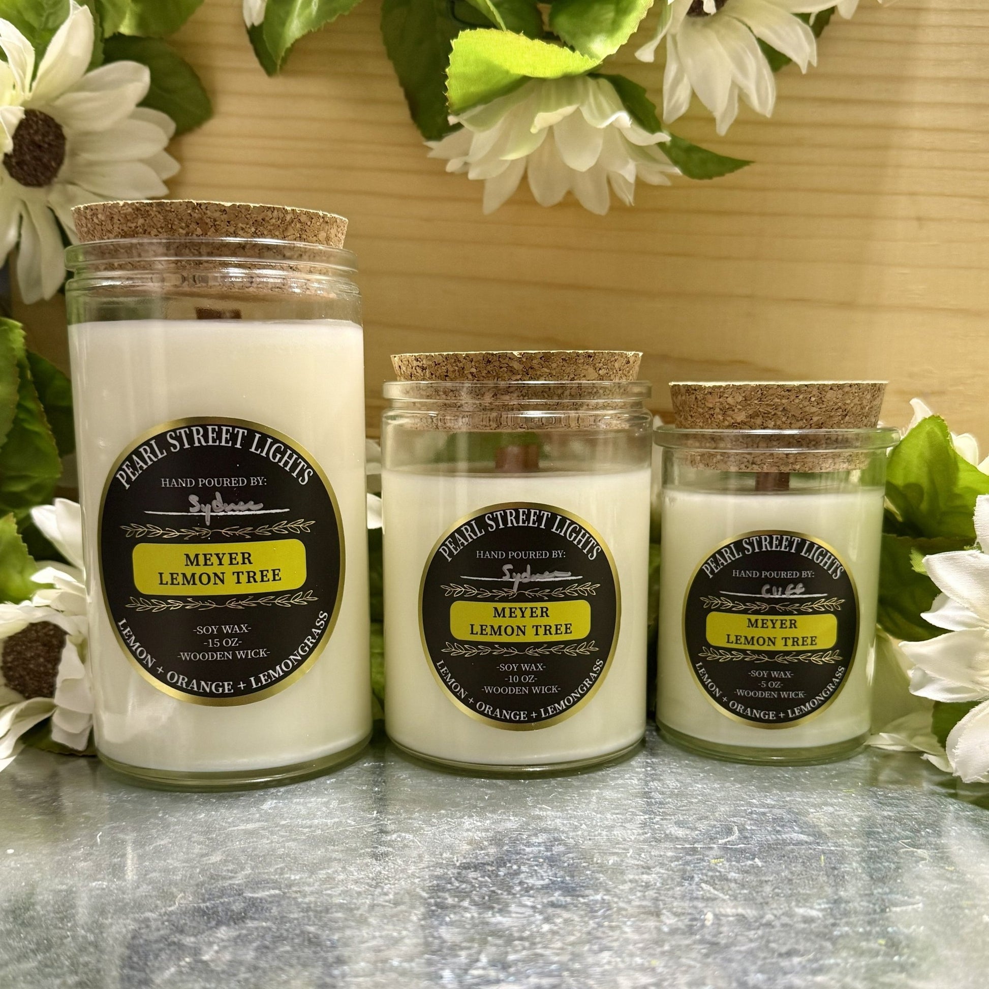 Meyer Lemon Tree Candle - Pearl Street Lights