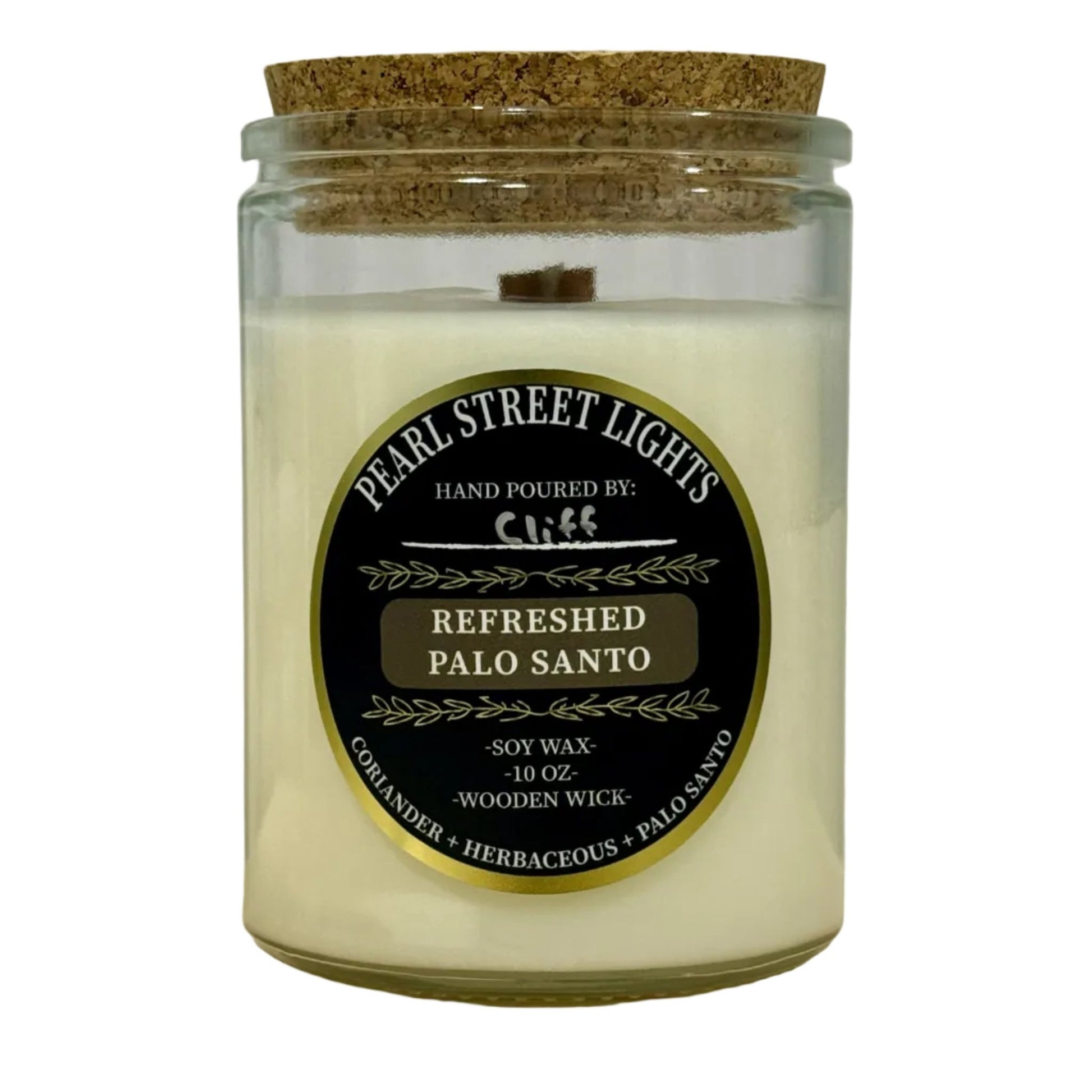 Refreshed Palo Santo Candle - Pearl Street Lights