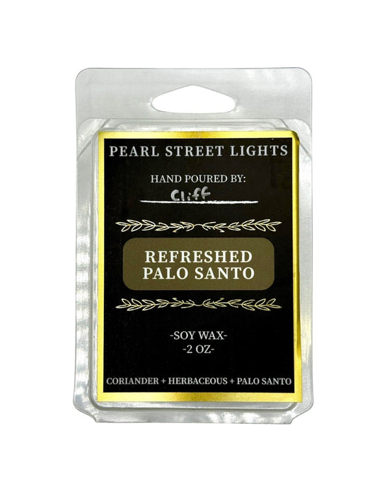 Refreshed Palo Santo - Soy Wax Melts - Pearl Street Lights