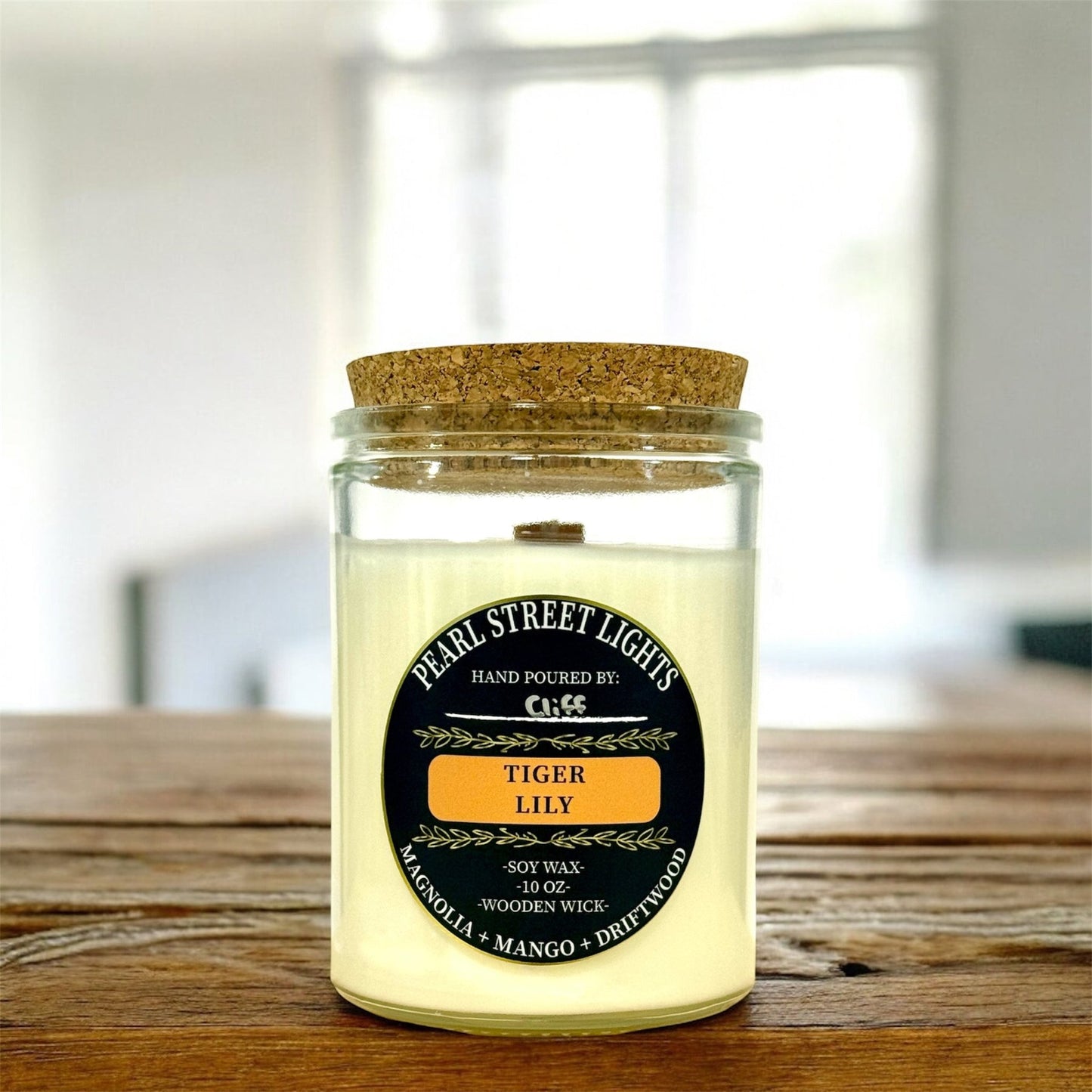 Tiger Lily Candle - Pearl Street Lights
