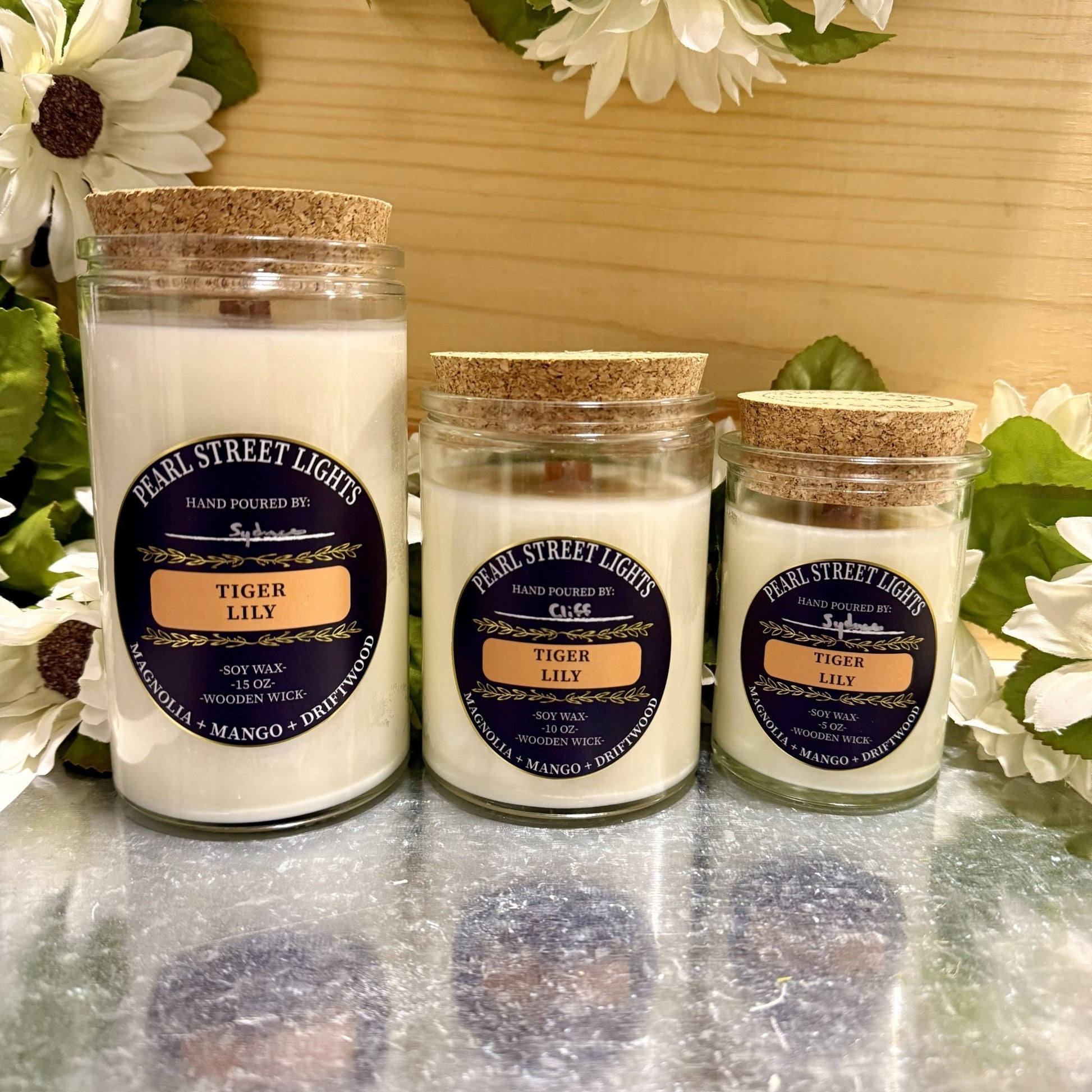 Tiger Lily Candle - Pearl Street Lights