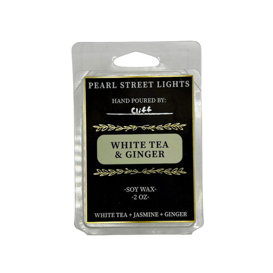 White Tea + Ginger - Soy Wax Melts - Pearl Street Lights
