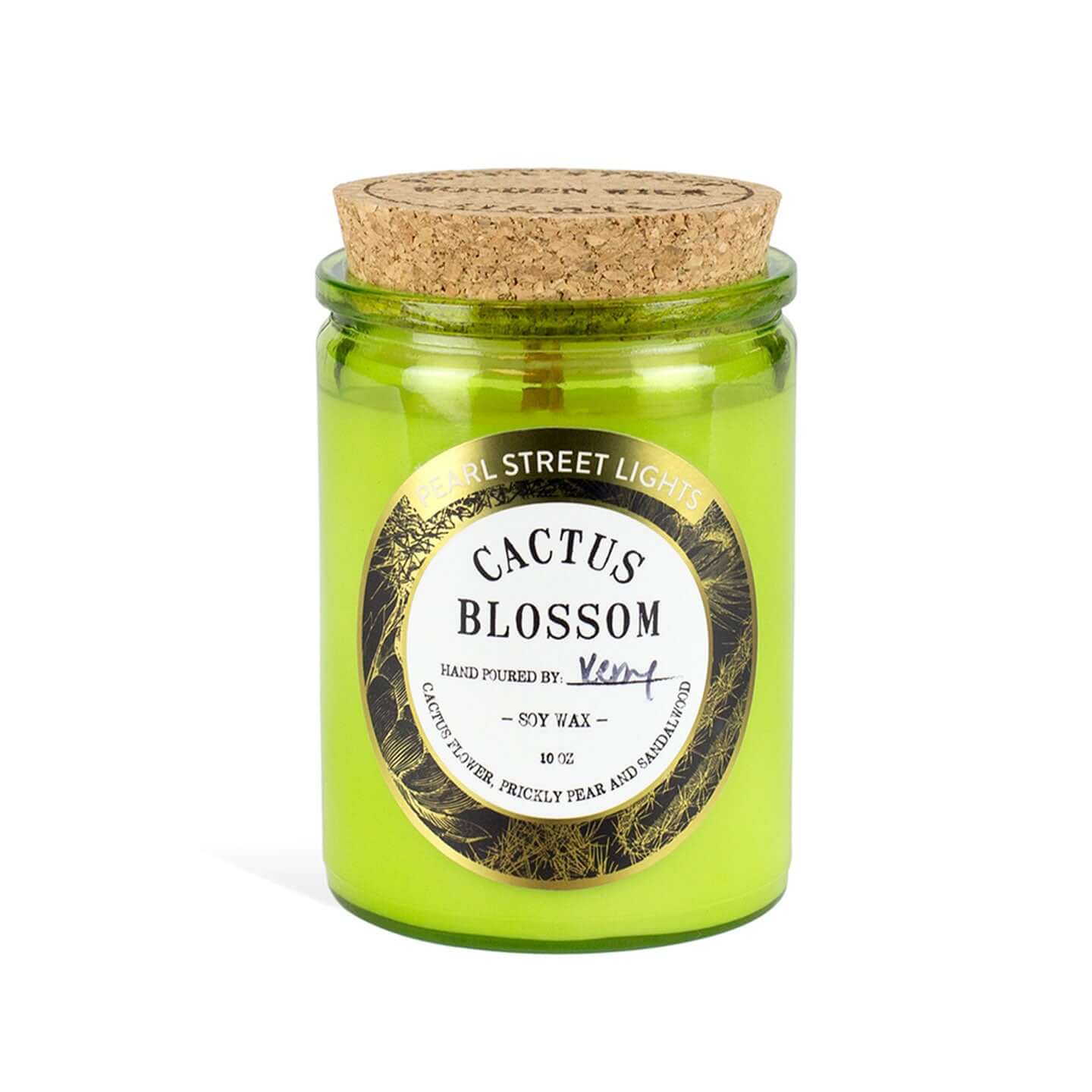 Cactus Blossom Candle - Pearl Street Lights